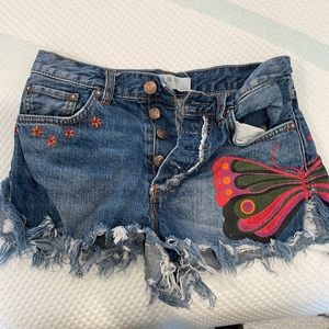 Free people Jean shorts